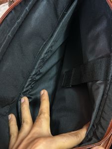 Sapphire Leather Laptop Bag For Men And Women
