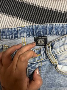 Blue Ripped Jeans.