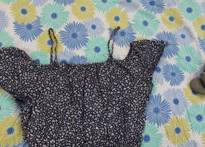FIT &amp; FLARE BLUE DRESS