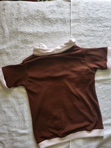 Korean Brown Crop Top