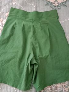 Green💚Korean High Waist Stretchable Shorts