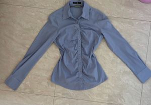 Blue Stripped Fitted Shirt