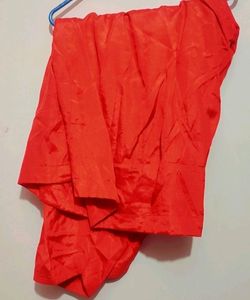 Red Party Wear Suit Salwar With Dupatta 50 Bust