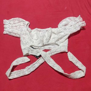 Shein White Lace Crop Top | Trendy Summer Outfit
