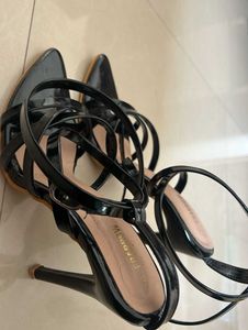 Strappy Black Heels