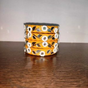 Yellow Work Bangles 💛