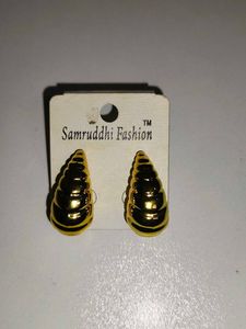 Gold Tone Fashion Earrings