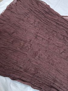 Brand new chocolate brown Dupatta