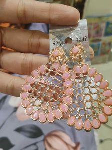 Pink Dangle Earrings