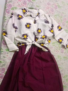 Purple Smocked Sundress
