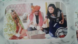 Navy Blue Anarkali Suit Wedding Season