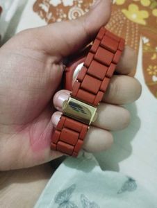 Brick Red Matte Finish  Women&#39;s Watch