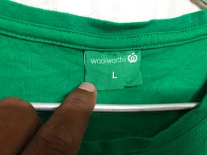 Woolworths Green Short Sleeve T Shirt