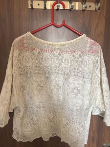 Elegant White Lace Top
