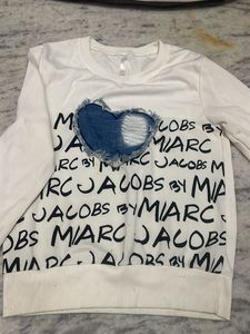 Marc Jacobs Denim Heart Sweatshirt