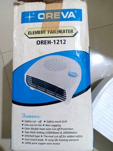 OREVA fan room heater.