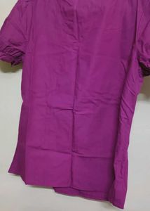 Purple Short Sleeve Top