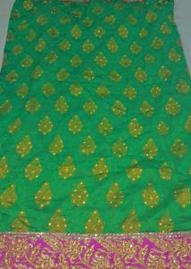 Gorgeous Pink and green saree