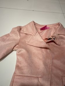 Peach Over Coat For Girls