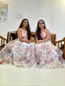 Organza Floral Full Gown