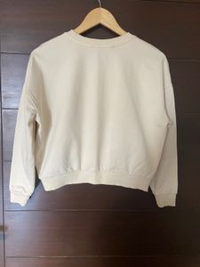 Vero moda relaxed fit Trendy Cream Sweatshirt (S)