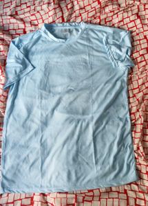 Light Blue T-Shirt in pure cotton