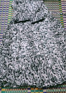 White &amp; Black Polka Dot Dress