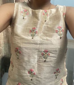 Golden Beige Top/blouse