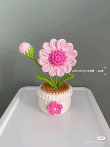 Crochet Rose Basket