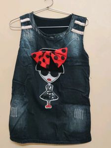 Cute Bow Tback Top 🖤🎀