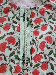 Floral Print Kurta