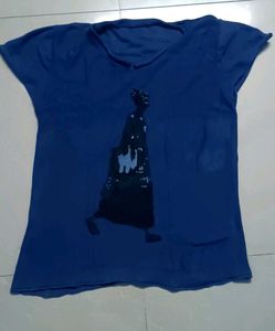 Blue Graphic T-Shirt