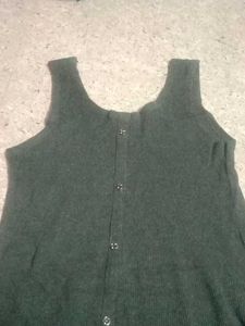 Casual Sleeveless Grey Dress