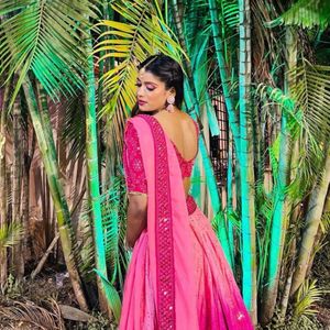Stitched Pink Lehenga 💖