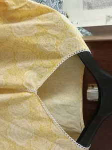 Yellow short kurti for women