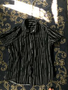 Black Striped Shirt