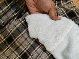 sherpa hood shacket shirt