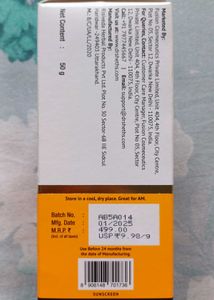 Dr Sheth’s Ceramide &amp; Vitamin C Oil-Free Sunscreen
