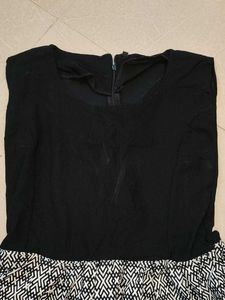 Patterned Fit &amp; Flare Dress