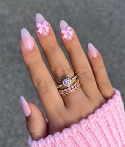 Coquette Bow Nails