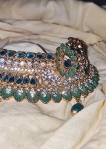 Emerald & Sapphire Bridal Choker