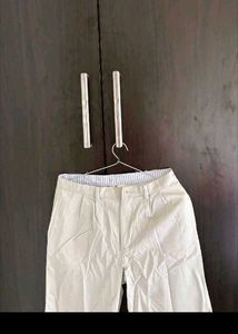 Men's Beige Straight Fit Pants