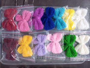 Handmade Crochet Hair Bow Clip