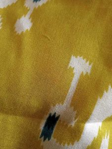 Stylish Yellow Ikat Print Tunic