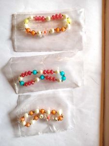 Korean Beaded Bracelet Bundle-  Set Of 3