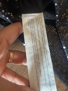 Mango Sequin One-Shoulder Party Dress XS