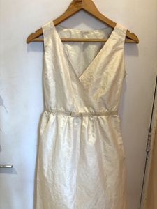 Beautiful Cream Wrap Dress