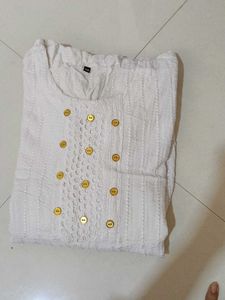 White Kurti