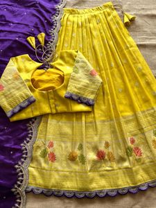 Yellow Lehenga Choli Set