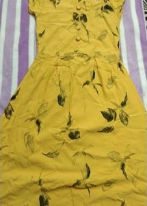 Cute Yellow Floral Dress